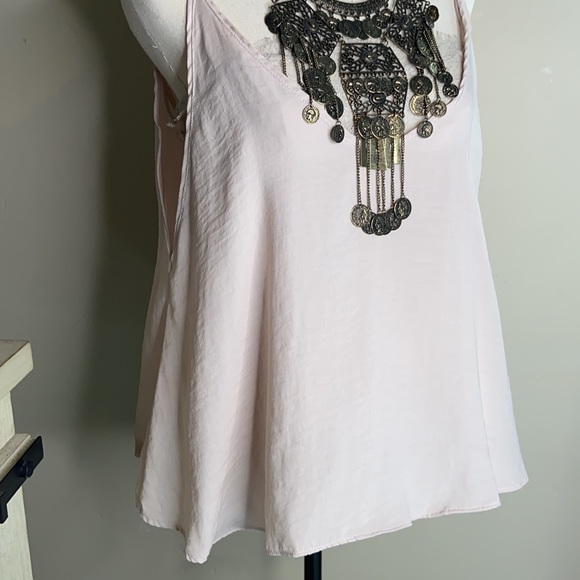 FREE PEOPLE DEEP V BANDEAU CAMISOLE ALABASTER SZ SMALL - Picture 4 of 9